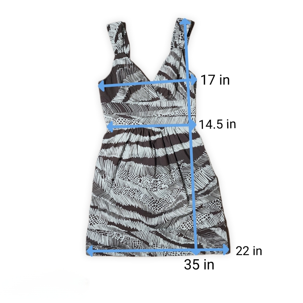 BCBG MaxAzria Tropical Safari Style Dress - Picture 8 of 9